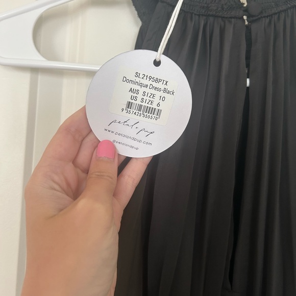 Petal & Pup Black Midi Dress - Picture 5 of 5